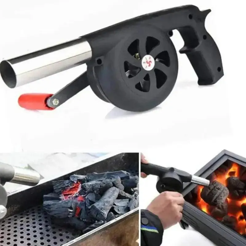 Hand-cranked Air Blower for BBQs