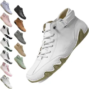 Handmade high Boots Unisex Waterproof Orthopedic Hiking Sneakers, Lightweight Breathable Trail Shoes Non-Slip Outdoor Walking Casual Trainers