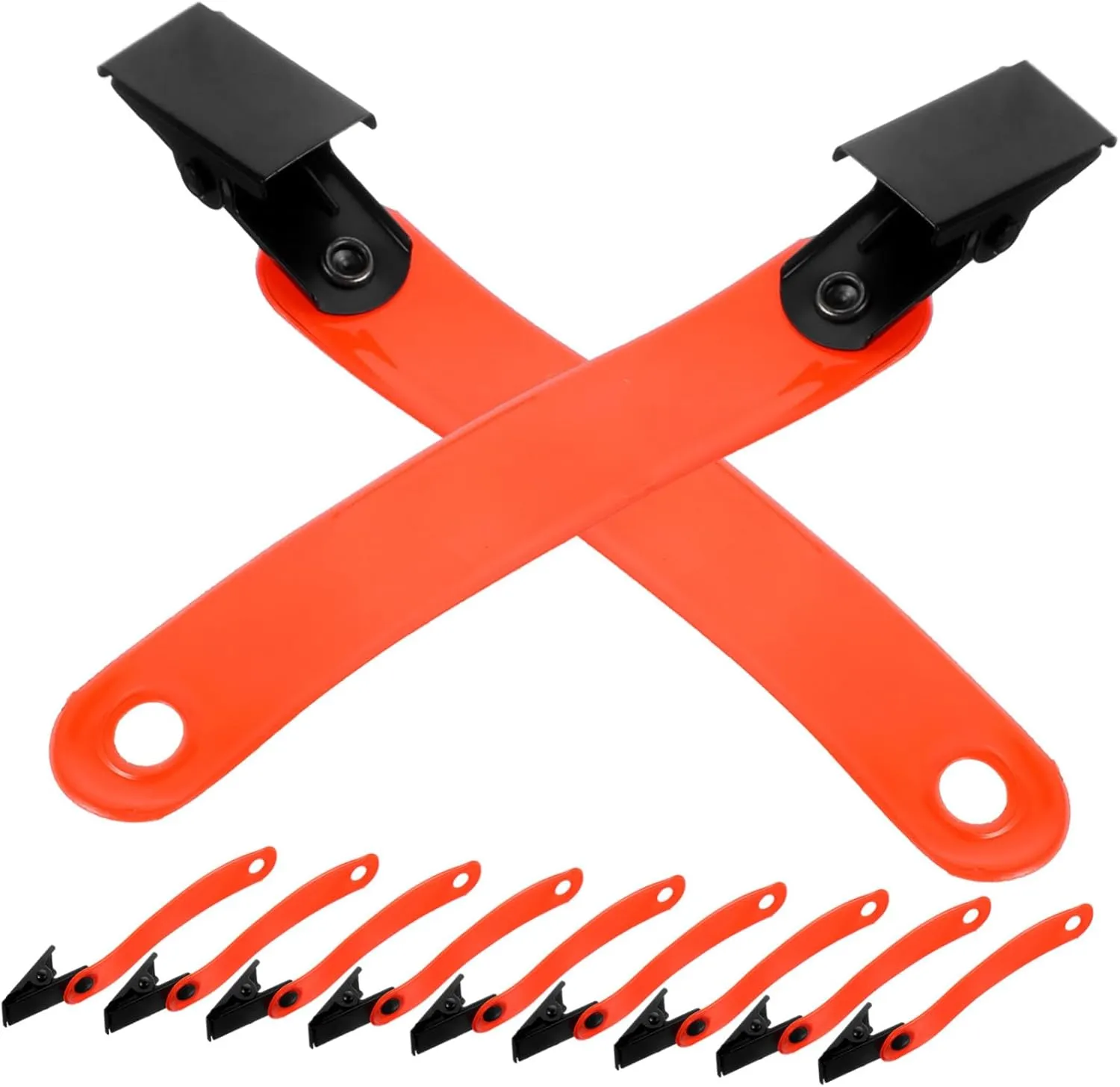Happyyami Fluorescent Label Holder Stand Driveway Markers LED Light Tape Road Dry Erase Markers Reflector Running