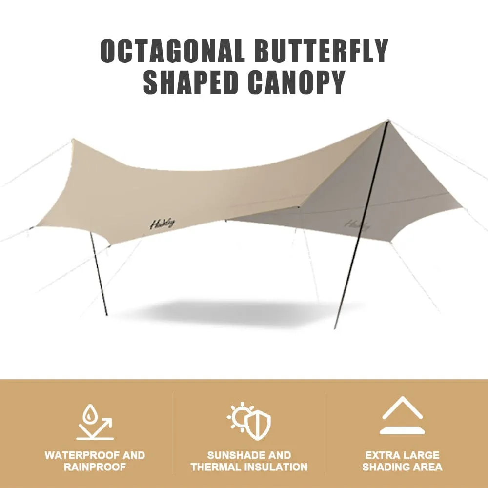 HAWKLEY Octagonal Canopy Camping Tent Tarps