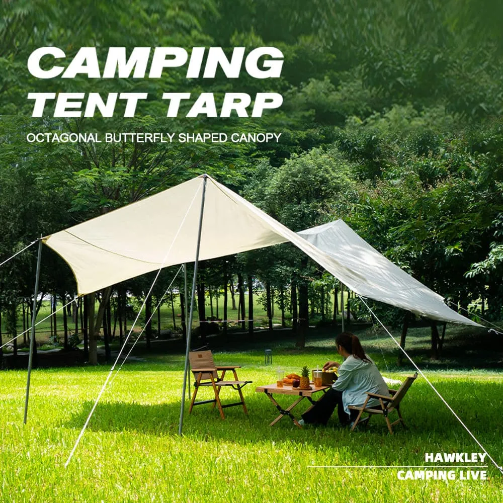 HAWKLEY Octagonal Canopy Camping Tent Tarps