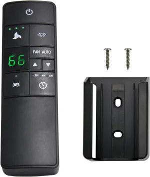 HD3 Replacement for Hampton Bay Home Decorators Ceiling Fan Remote Control, with Thermostatic Control Timer Light Dimmer Holder,for KUJCE10320/TR222A 2AAZPHD3/HD3 (Remote Only)