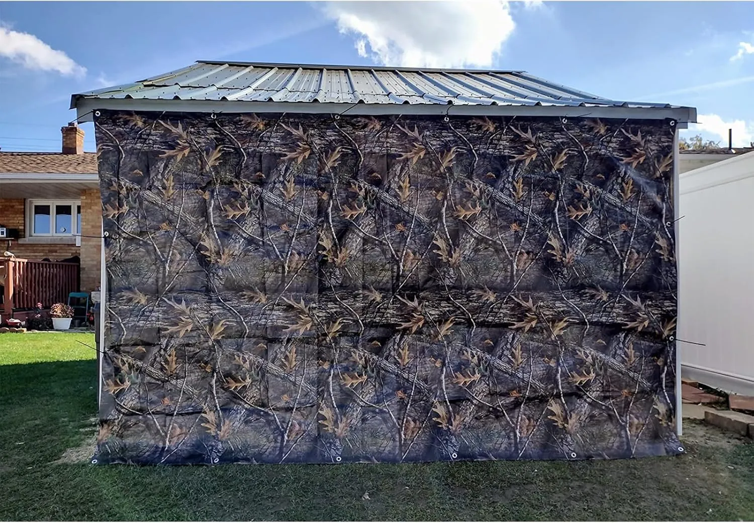 Heavy Duty 11 Mil Tarp Cover Waterproof UV Resistant Tarpaulin Used for Outdoor, Hunting, Camping, Backpacking, Canopy Tent, Ground Tarp, Cover Boat, Motorcycles, Roofs, Wood