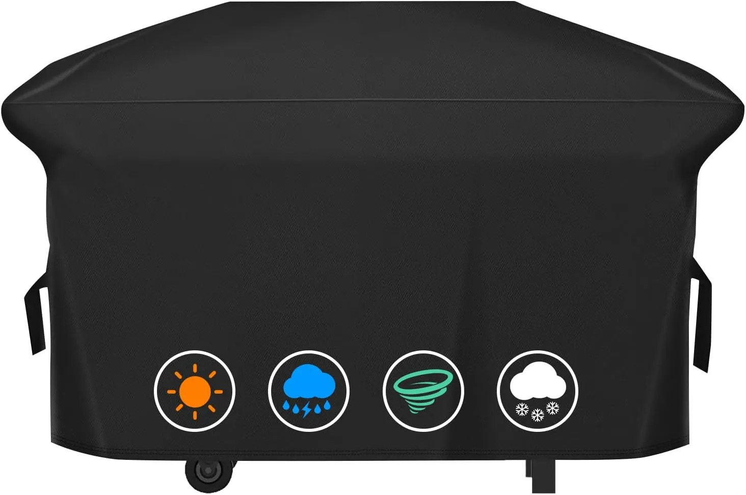 Heavy Duty Griddle Cover Compatible with 28‘’ Blackstone Griddle 5483 and Royal Gourmet 4 Burner GD400 Series Cooking Station with Hood,600D Polyester Flat Top Gas Grill Cover