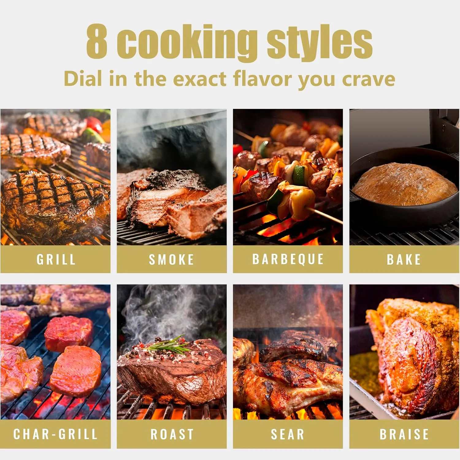 Hello.Dr Pellet Grill, Portable Pellet Smoker, Smoker Grill with Digital Control, LED Screen, Meat Probe, Portable pellet Grills for BBQ, Smoke, Bake and Roast, RV Camping,Black