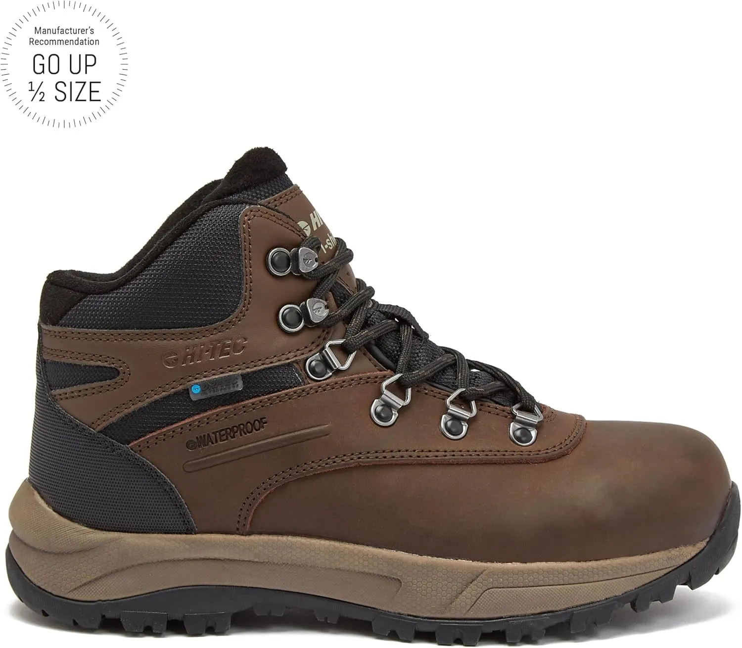 HI-TEC Altitude VI I WP Leather Waterproof Women's Hiking Boots, Trail and Backpacking Shoes