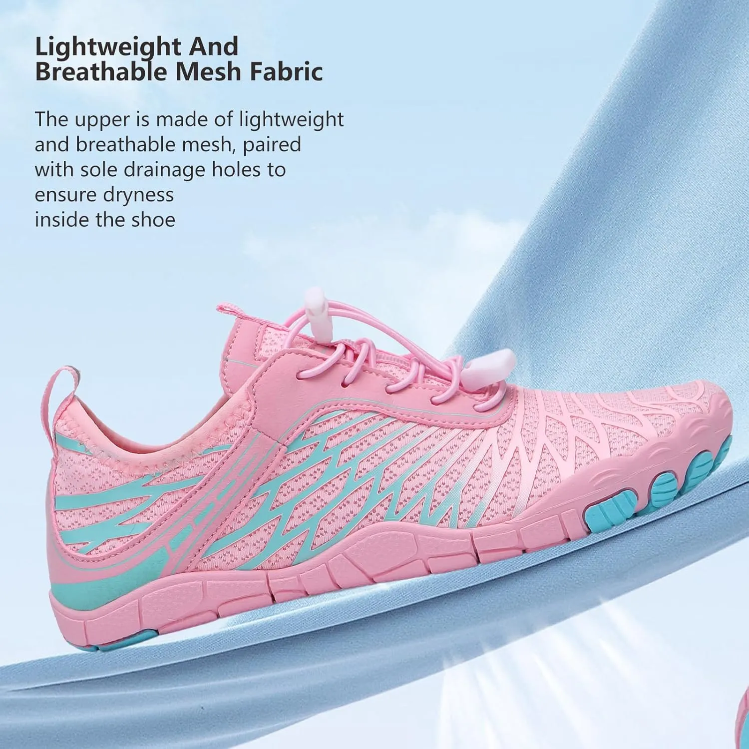 Hike Barefoot Shoes for Women Men, Breathable Non-Slip Athletic Footwear, Wide Toe Water Shoes for Hiking, Non-Slip Neuropathy Shoes for Women Men, Grounded Comfort wear