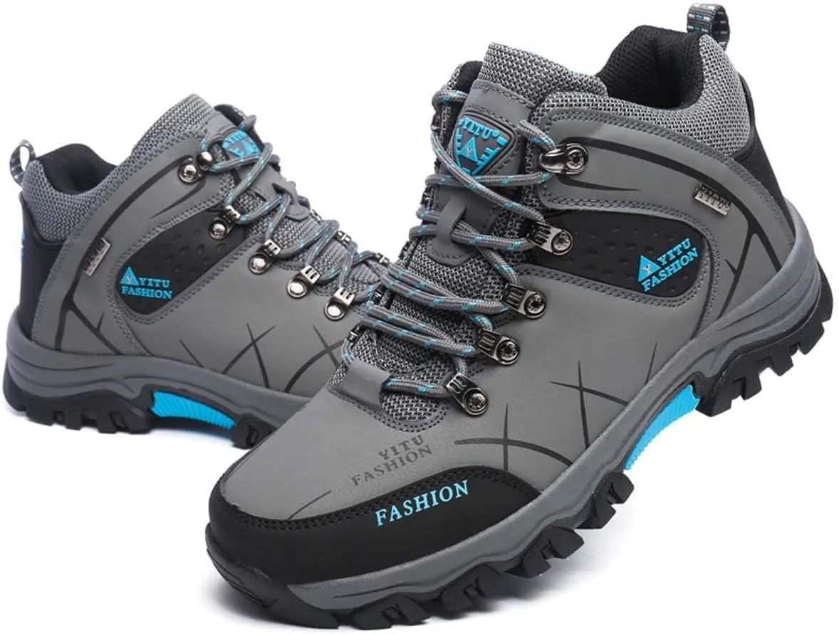 HYDLONGR Men's Women's Lightweight Waterproof Anti-Slip Hiking Shoes Travel Camping Shoes Walking Shoes