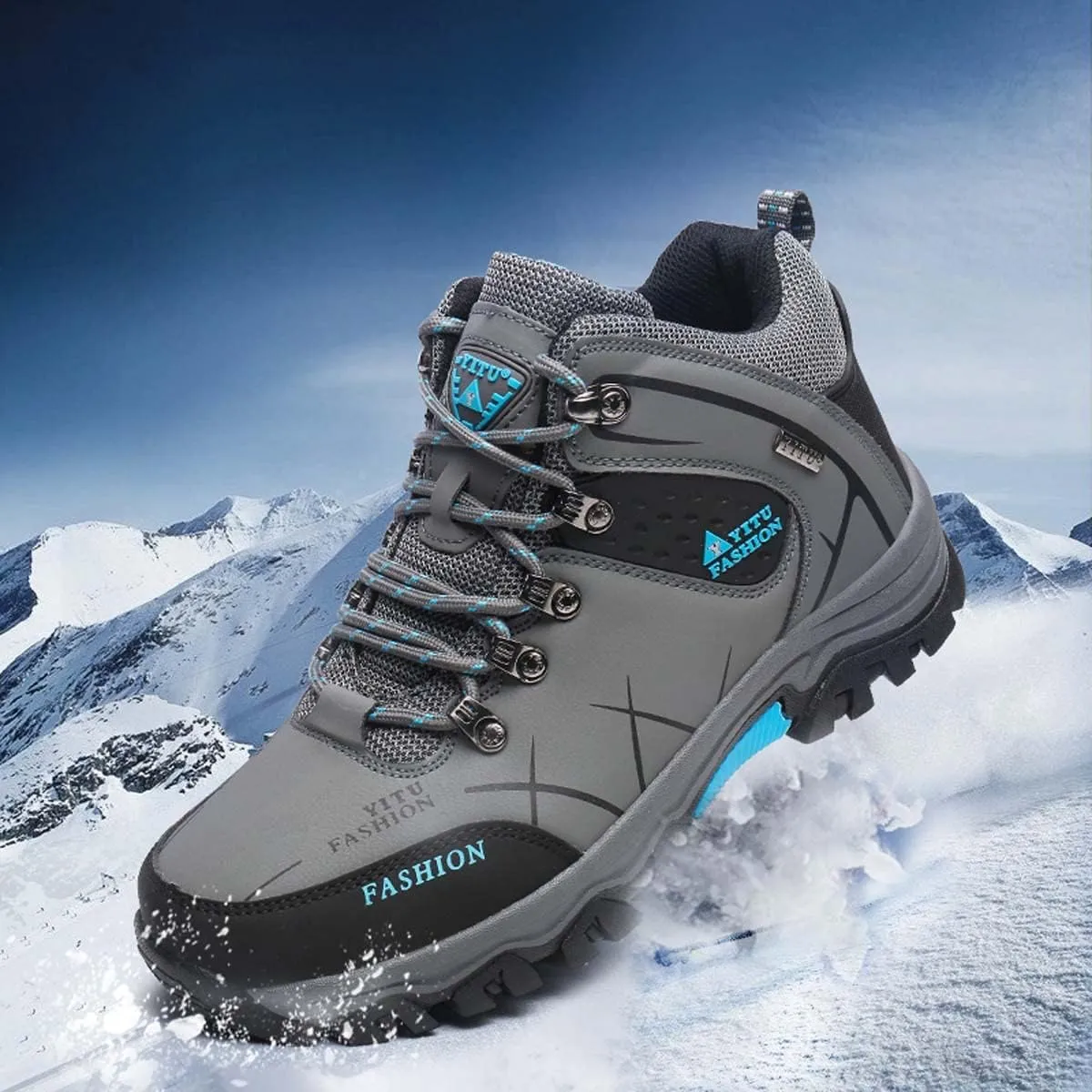 HYDLONGR Men's Women's Lightweight Waterproof Anti-Slip Hiking Shoes Travel Camping Shoes Walking Shoes