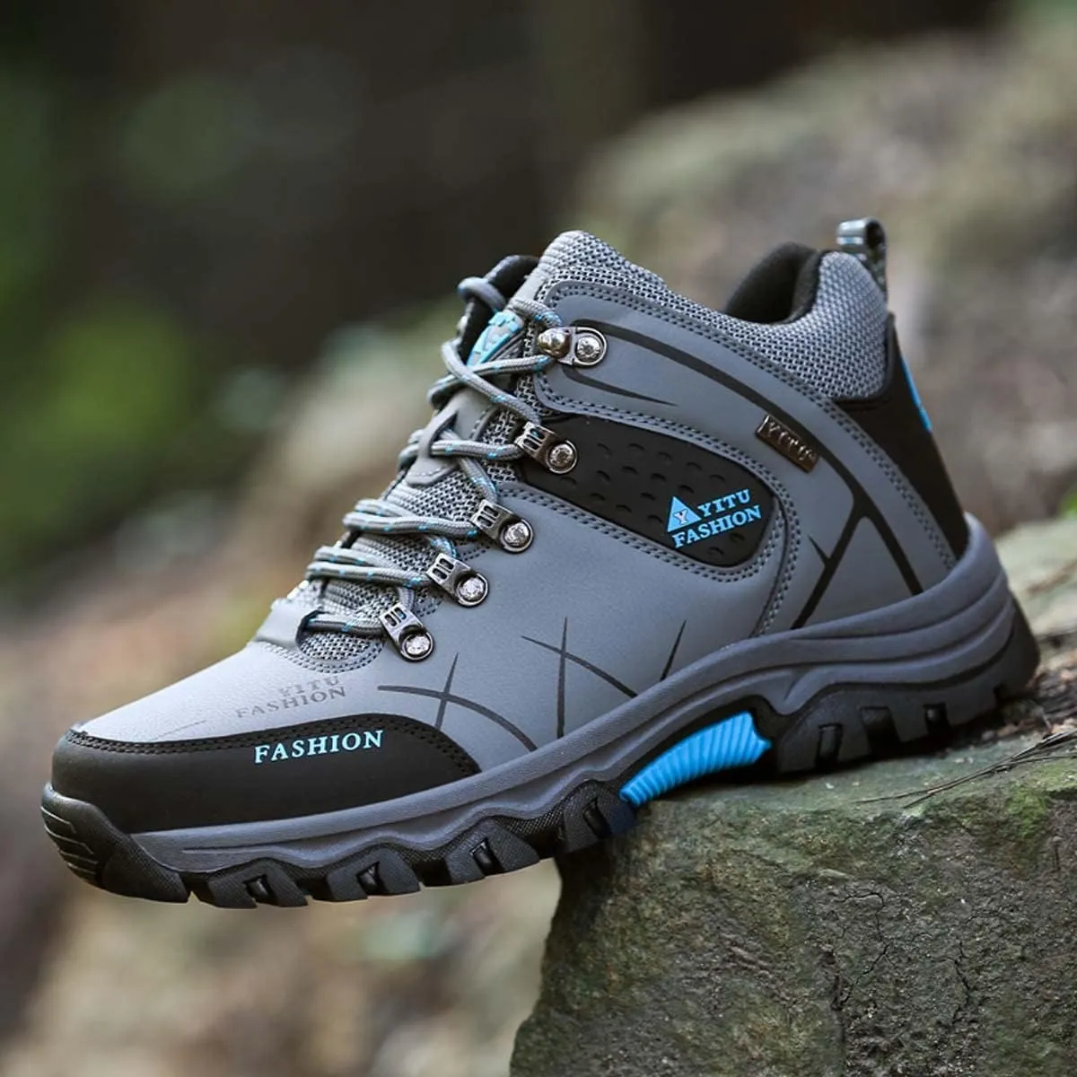HYDLONGR Men's Women's Lightweight Waterproof Anti-Slip Hiking Shoes Travel Camping Shoes Walking Shoes