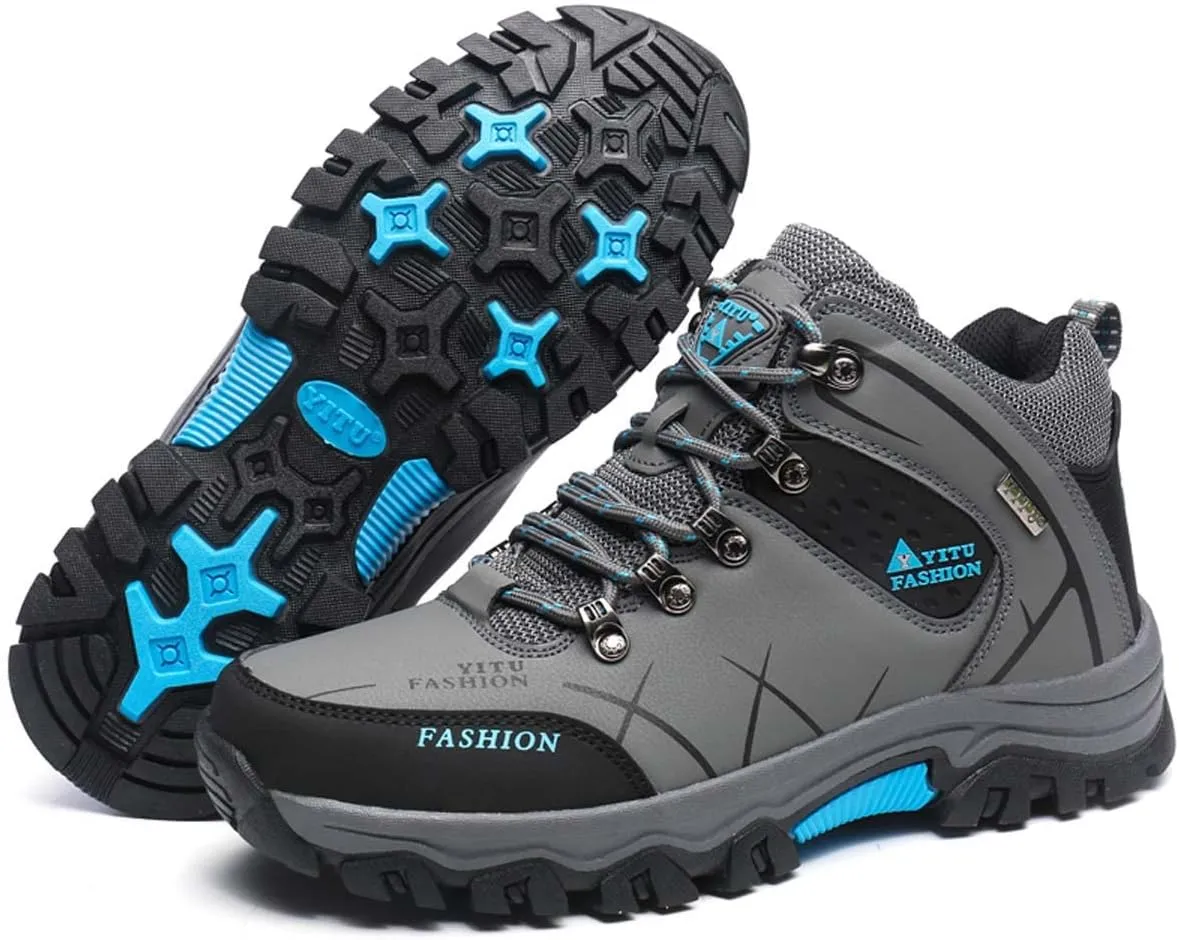 HYDLONGR Men's Women's Lightweight Waterproof Anti-Slip Hiking Shoes Travel Camping Shoes Walking Shoes
