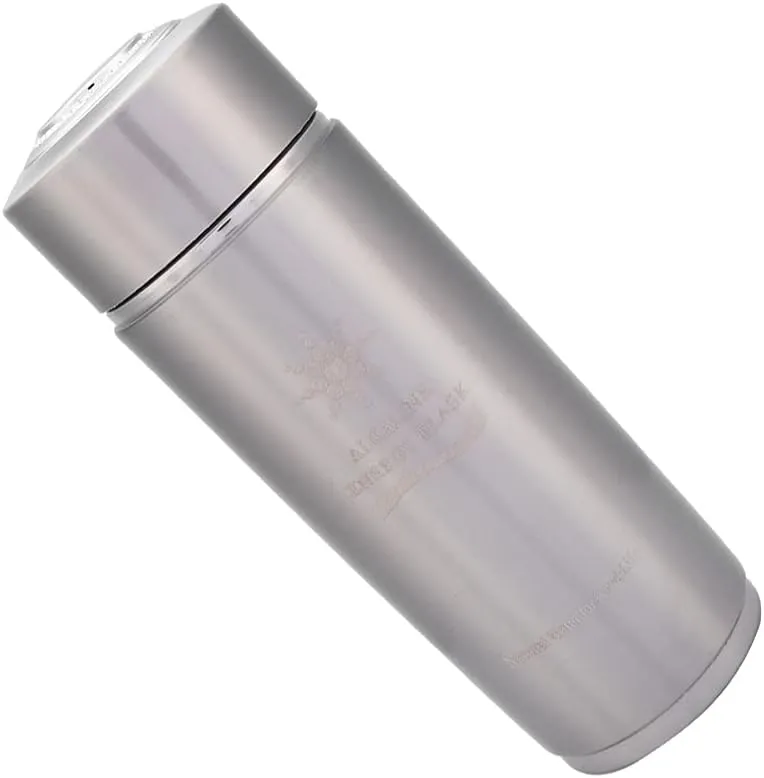 Hydrated Water Bottle, Smart Water Bottle Portable Nano Balance Bottle Nano Cup Nano Energy Bottle Hydration Water Bottle Energy Water Bottle for Outdoor Gym Fitness (Silver)