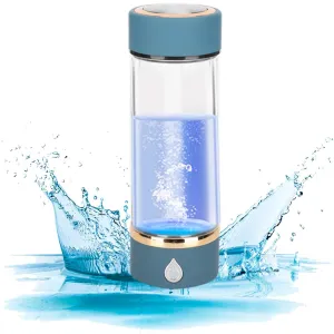 Hydrogen Rich Water Bottle, Hydrogen Water Generator, 380ml Hydrogen Water Ionizer, for Home Strengthening Immunity Gift Elderly Professional