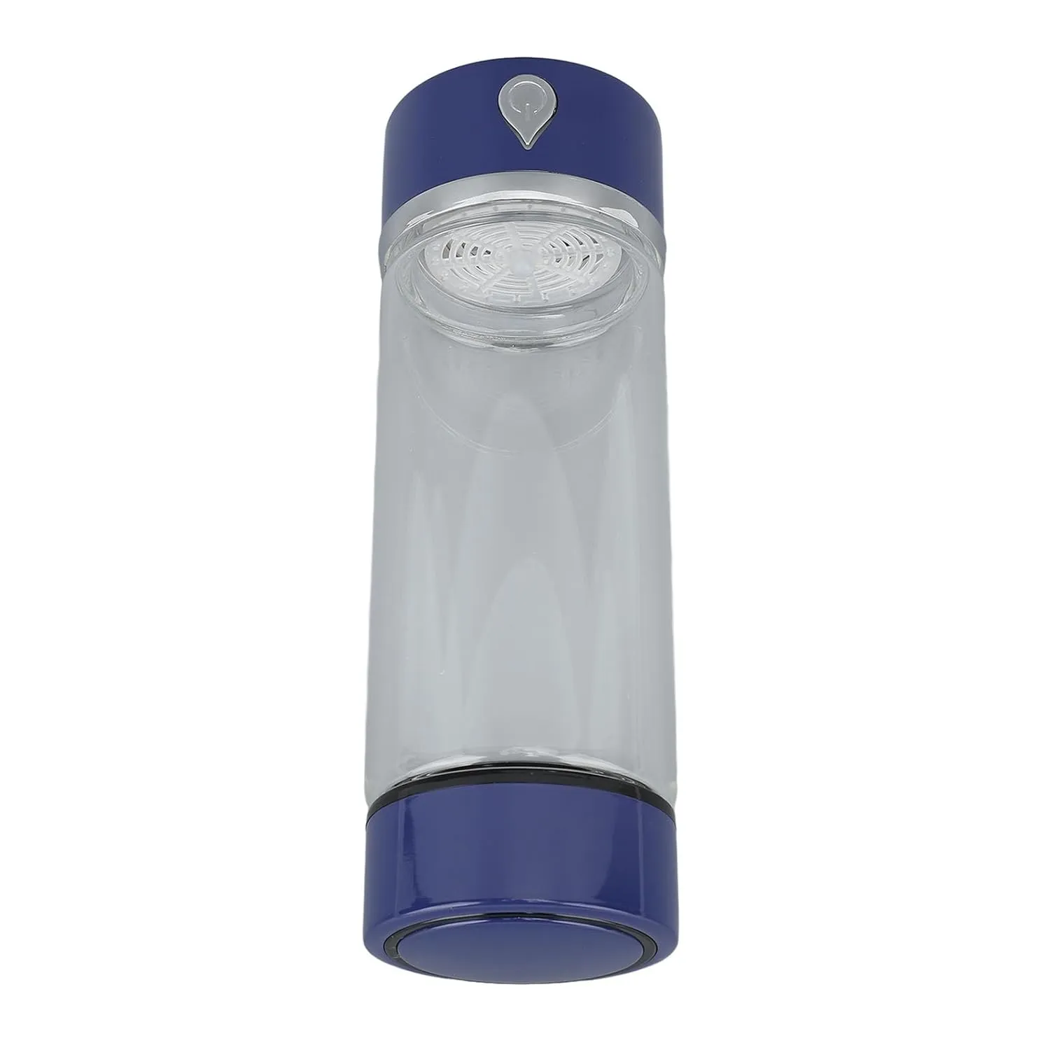 Hydrogen Rich Water Generator, Heat PEM SPE Technology 420ml PCTG Rechargeable Hydrogen Water Bottle for Home (Blue)