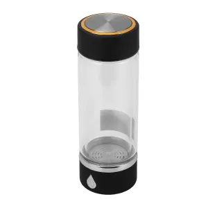 Hydrogen Water Bottle, 420ml Capacity Portable Hydrogen Rich Water Cup Warm and Cold Options Hydrogen Water Bottle Generator with Built in Rechargeable Battery for Travel, Work