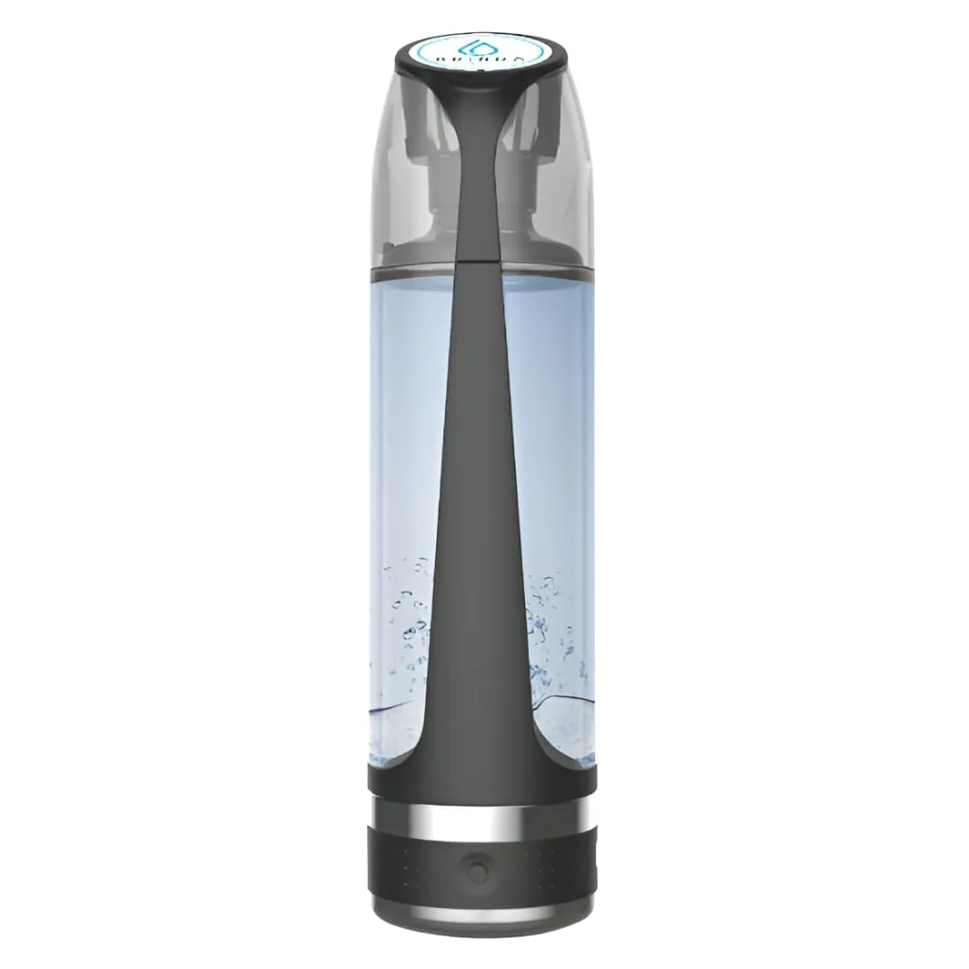 Hydrogen Water Bottle Generator | 17oz | Portable Athletic Performance & Rechargeable Hydration System | Certified H2 Generator | Up to 500  PPB | Quick Electrolysis with SPE/PEM Technology