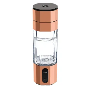Hydrogen Water Bottle Generator 6000-8000ppb, Portable & Rechargeable Ionizer for Healthy Hydration, USB Charging, 208ml Capacity