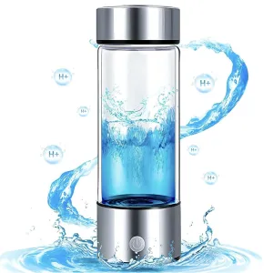Hydrogen Water Bottle Generator, H2 Next Hydro Water Bottles - Hydrogen Water Bottle for Office, Hydrogen Water Bottle Generator with SPE and Pem Technology, 2500-3000ppb Water Ionizer (1pcs)