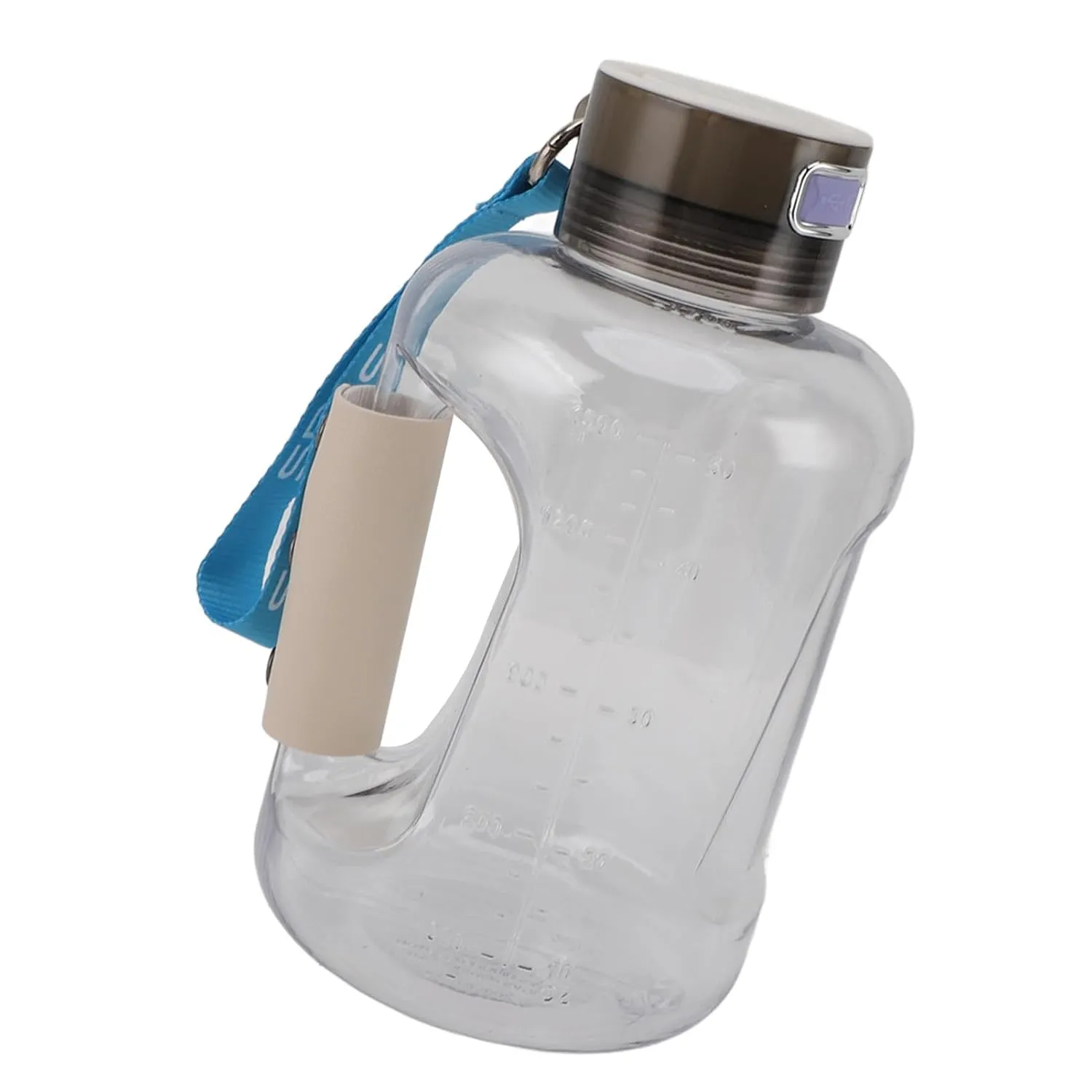 Hydrogen Water Ionizer Bottle, Boosts Metabolism Hydrogen Waterionizer Generator Reduces Fatigue 1.5L High Capacity for Sports (Beige)