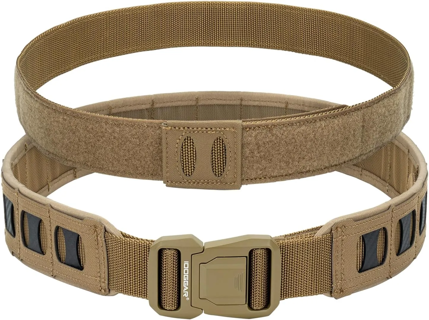 IDOGEAR SPORTS Tactical Heavy Duty Belt Quick Release MOLLE Belt With 1.5"/2" Inner Outer For Men Outdoor Paintball Airsoft