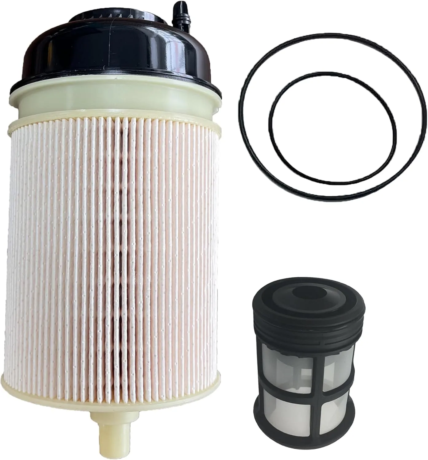 iFJF PF9908 Fuel Filter Element and Pre-screen 10 Micron Replacement for Detroit Diesel Engines DD13 DD15 DD16 Freight-liner West-ern Star Replaces A4720900651 FK13834 WF10103 (Upgrade)