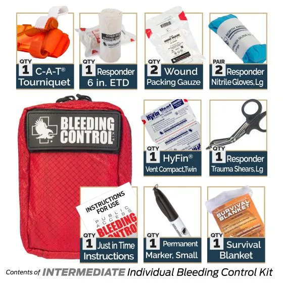 INDIVIDUAL BLEEDING CONTROL KIT - NYLON
