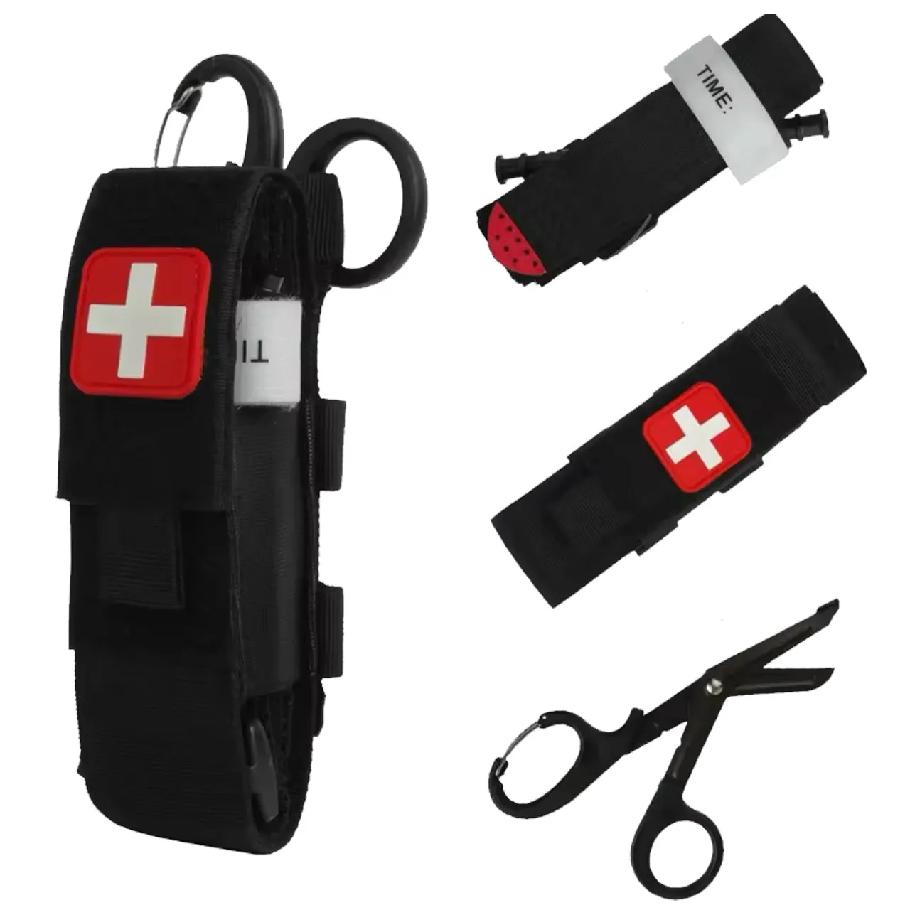Individual Combat First Aid Tourniquet Bundle Black