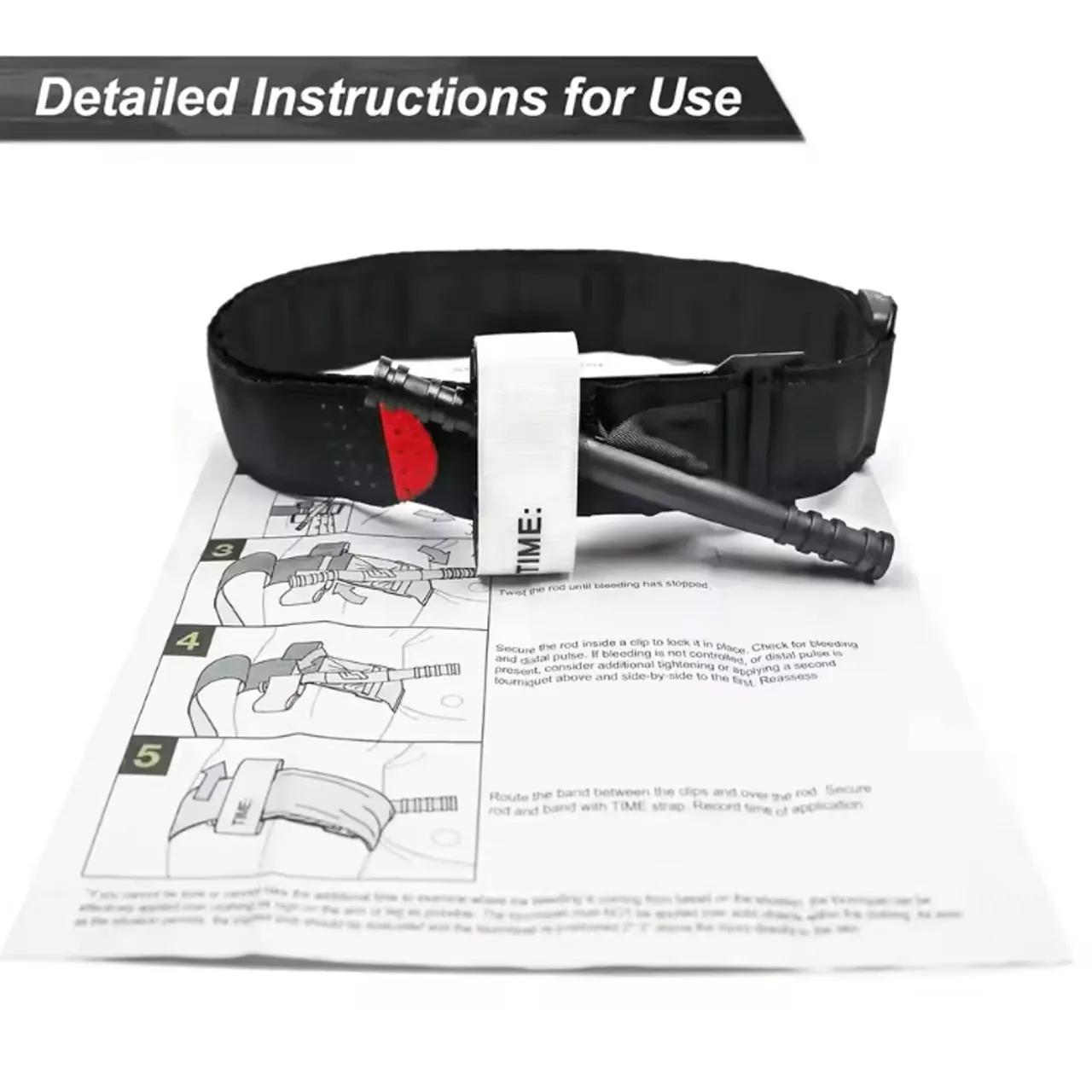 Individual Combat First Aid Tourniquet Bundle Black