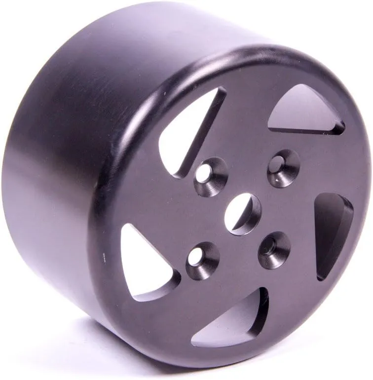 INDUSTRIES, INC. PRW Industries 2634600 Black Water Pump Pulley - GMLS Series 4-Hole