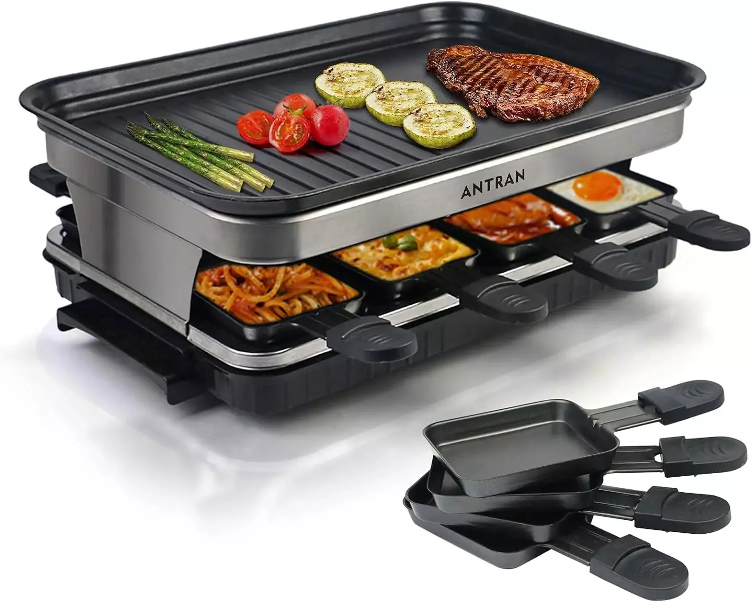Infrared Electric Grill – 3D Smokeless Korean BBQ Non-Stick Electric Grill & Baking Pan