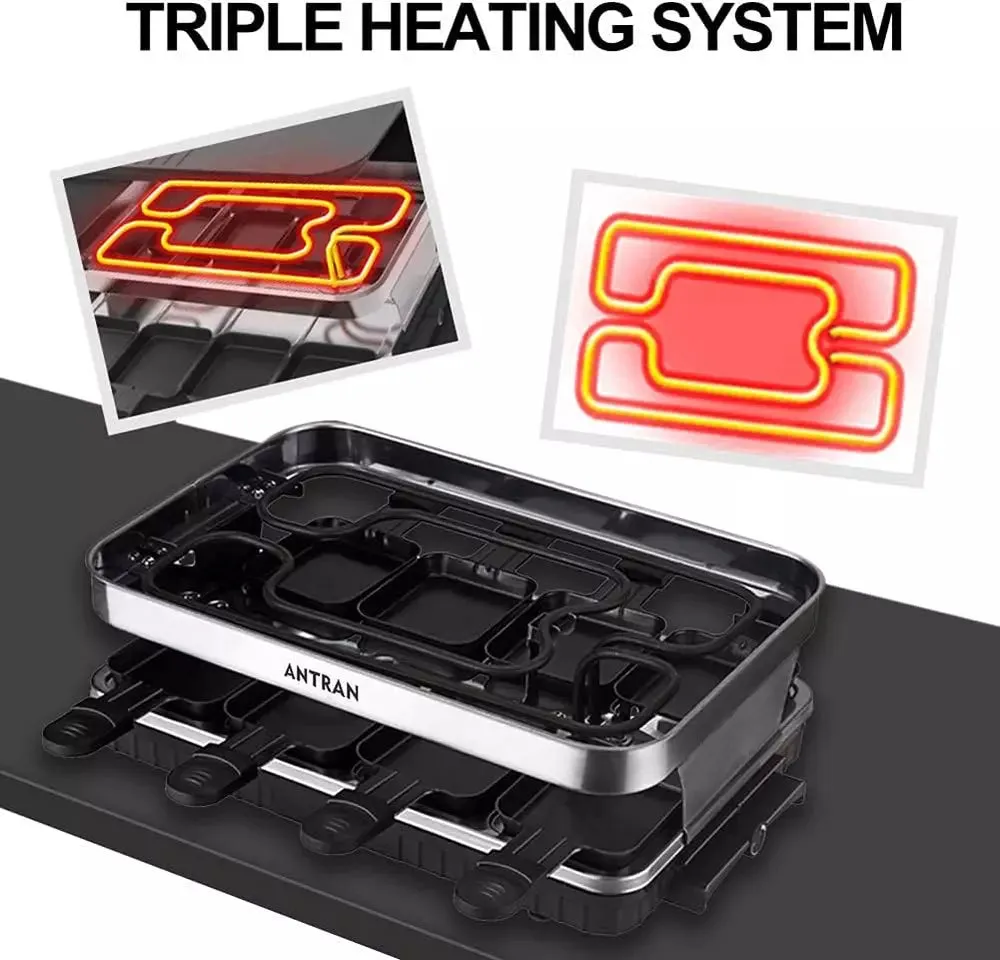Infrared Electric Grill – 3D Smokeless Korean BBQ Non-Stick Electric Grill & Baking Pan