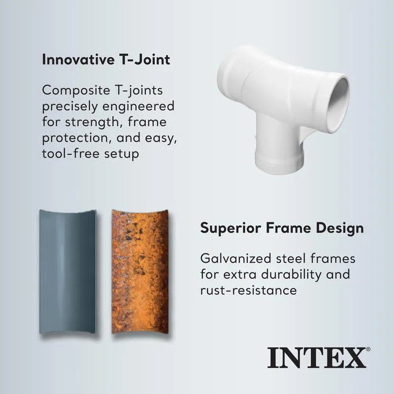 Intex 26701EH Prism Frame above Ground Swimming Pool with Pump