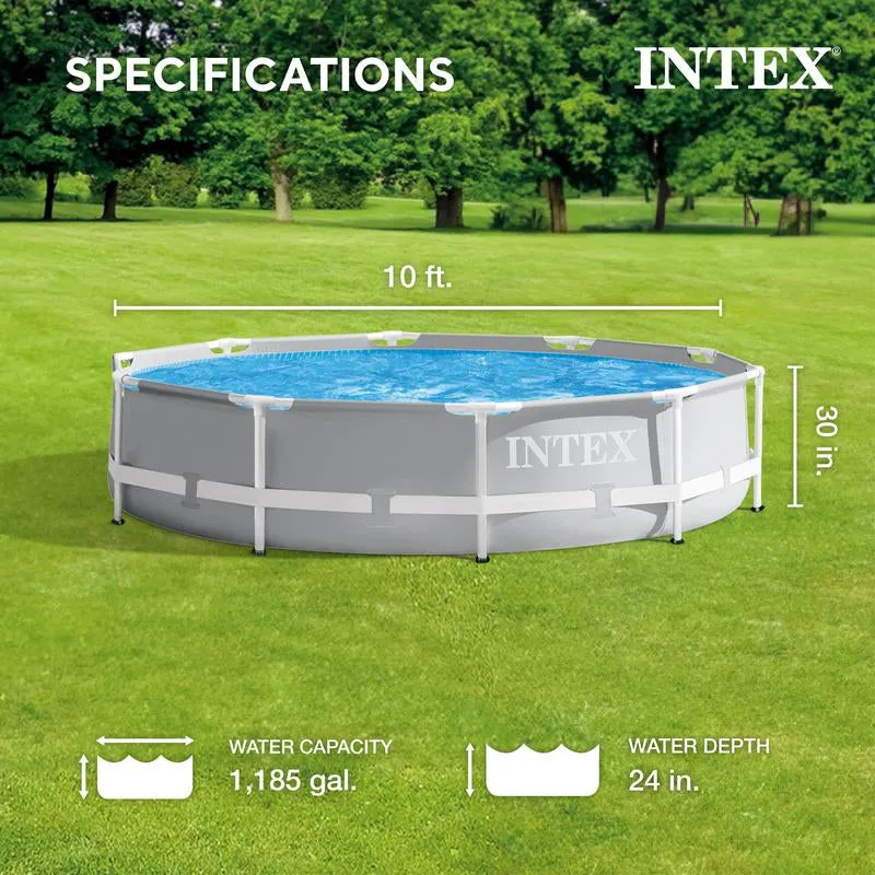Intex 26701EH Prism Frame above Ground Swimming Pool with Pump