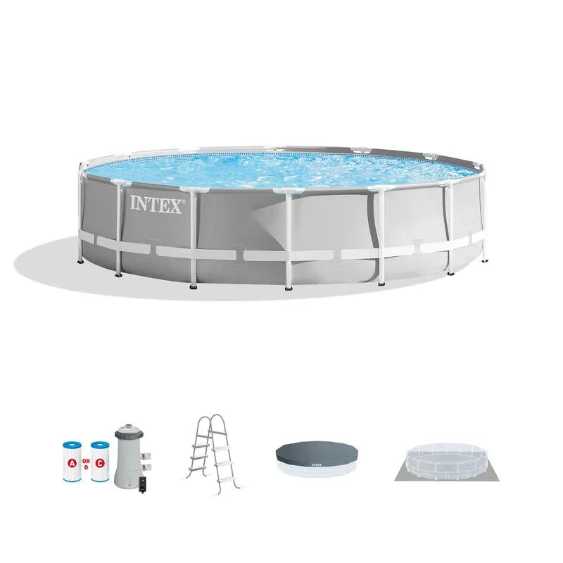 Intex 26701EH Prism Frame above Ground Swimming Pool with Pump