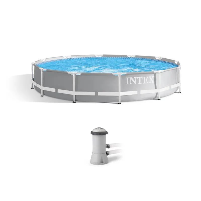 Intex 26701EH Prism Frame above Ground Swimming Pool with Pump