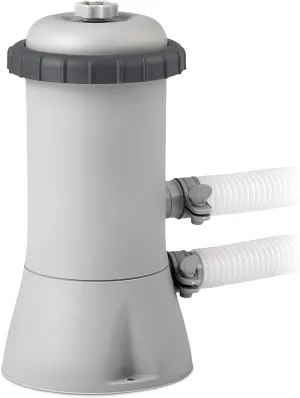 Intex C1000 Krystal Clear Cartridge Filter Pump for Above Ground Pools: 1000 GPH Pump Flow Rate – Improved Circulation and Filtration – Easy Installation – Improved Water Clarity – Easy-to-Clean