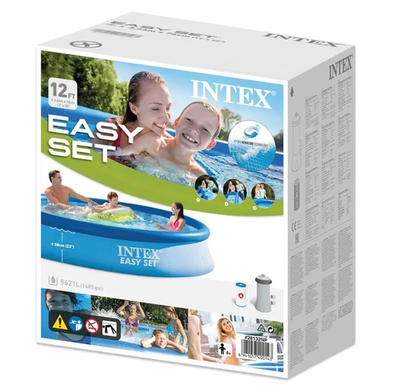 Intex Easy Set 12Ft Pool With Pump & Filter