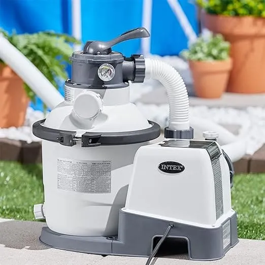 Intex Krystal Clear Sand Filter Pump SX1500 with GFCI 110-120 Volt -26644