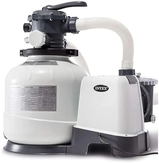 Intex Krystal Clear Sand Filter Pump SX1500 with GFCI 110-120 Volt -26644