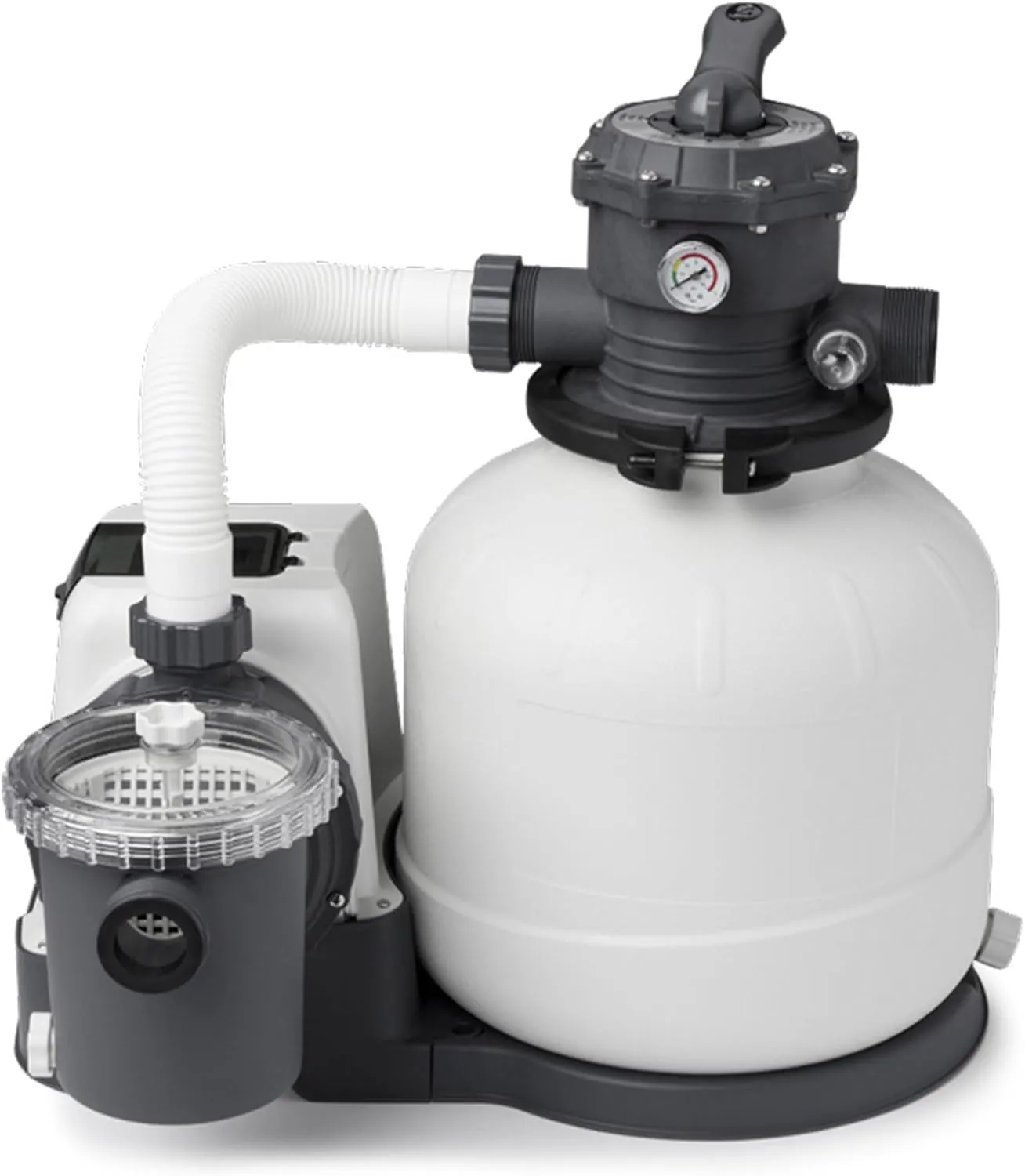 Intex SX2800 Krystal Clear Sand Filter Pump: 2800 GPH Pump Flow Rate – Improved Circulation and Filtration – Easy Installation – Improved Water Clarity – Easy-to-Clean