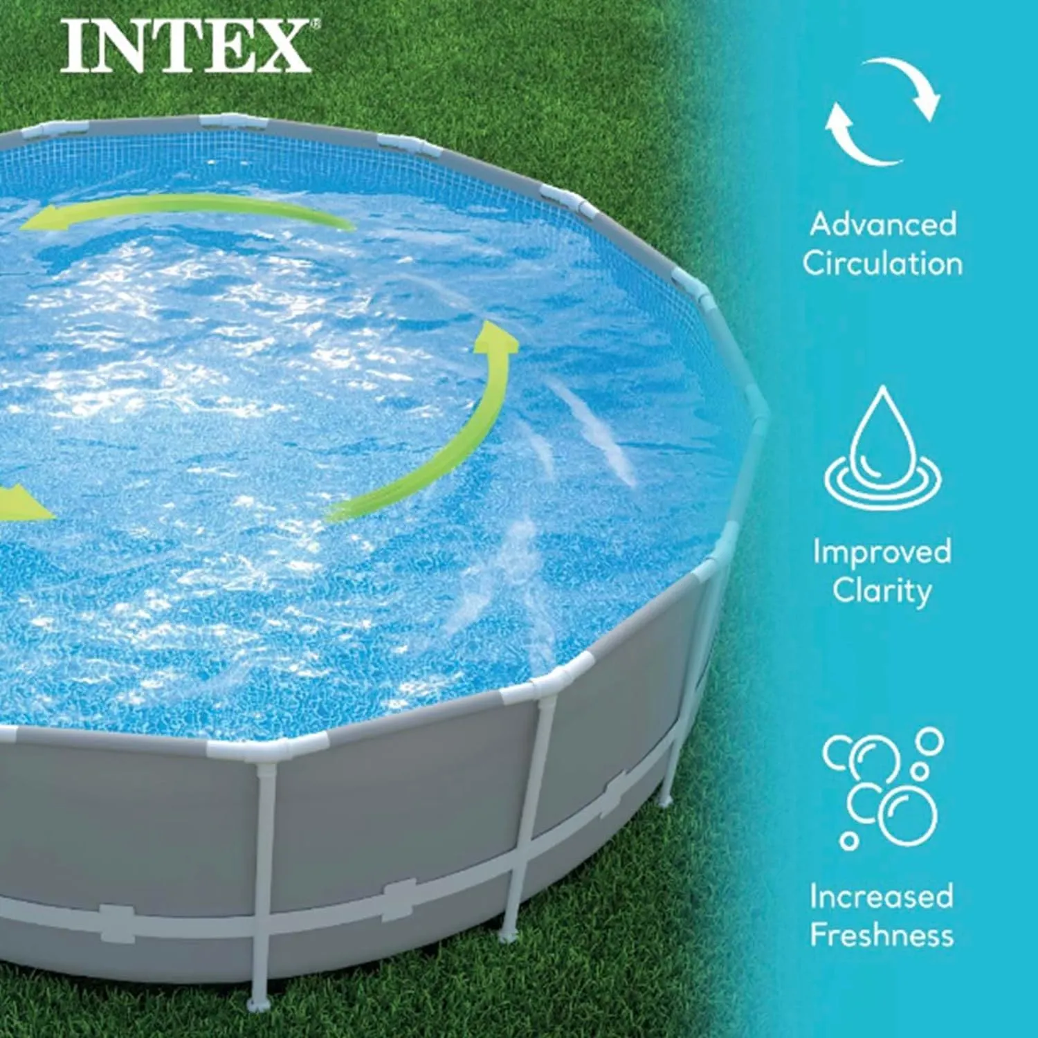 Intex SX2800 Krystal Clear Sand Filter Pump: 2800 GPH Pump Flow Rate – Improved Circulation and Filtration – Easy Installation – Improved Water Clarity – Easy-to-Clean
