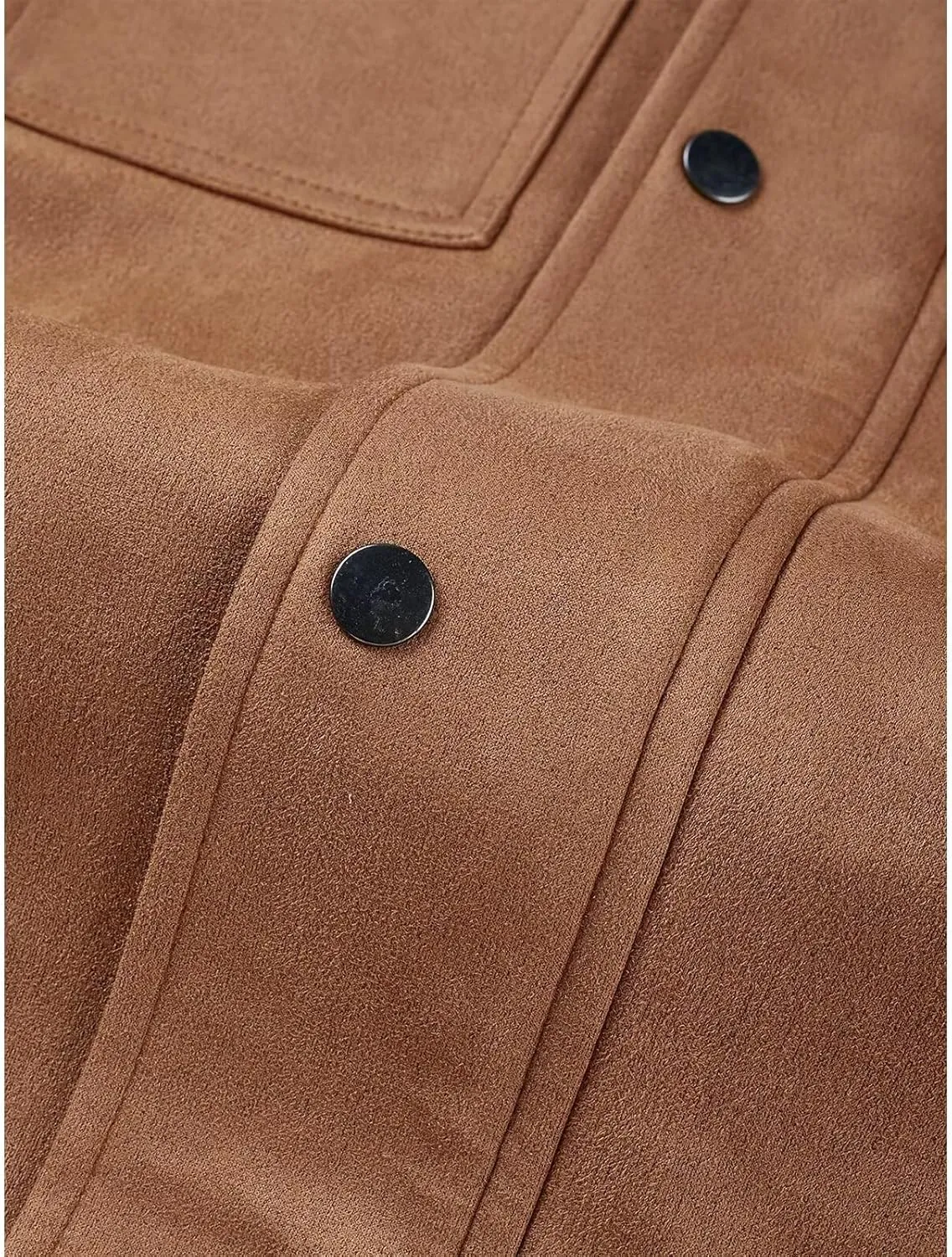 INVACHI Men's Western Jacket Vintage Suede Jacket for Men Cowboy Coats for Men