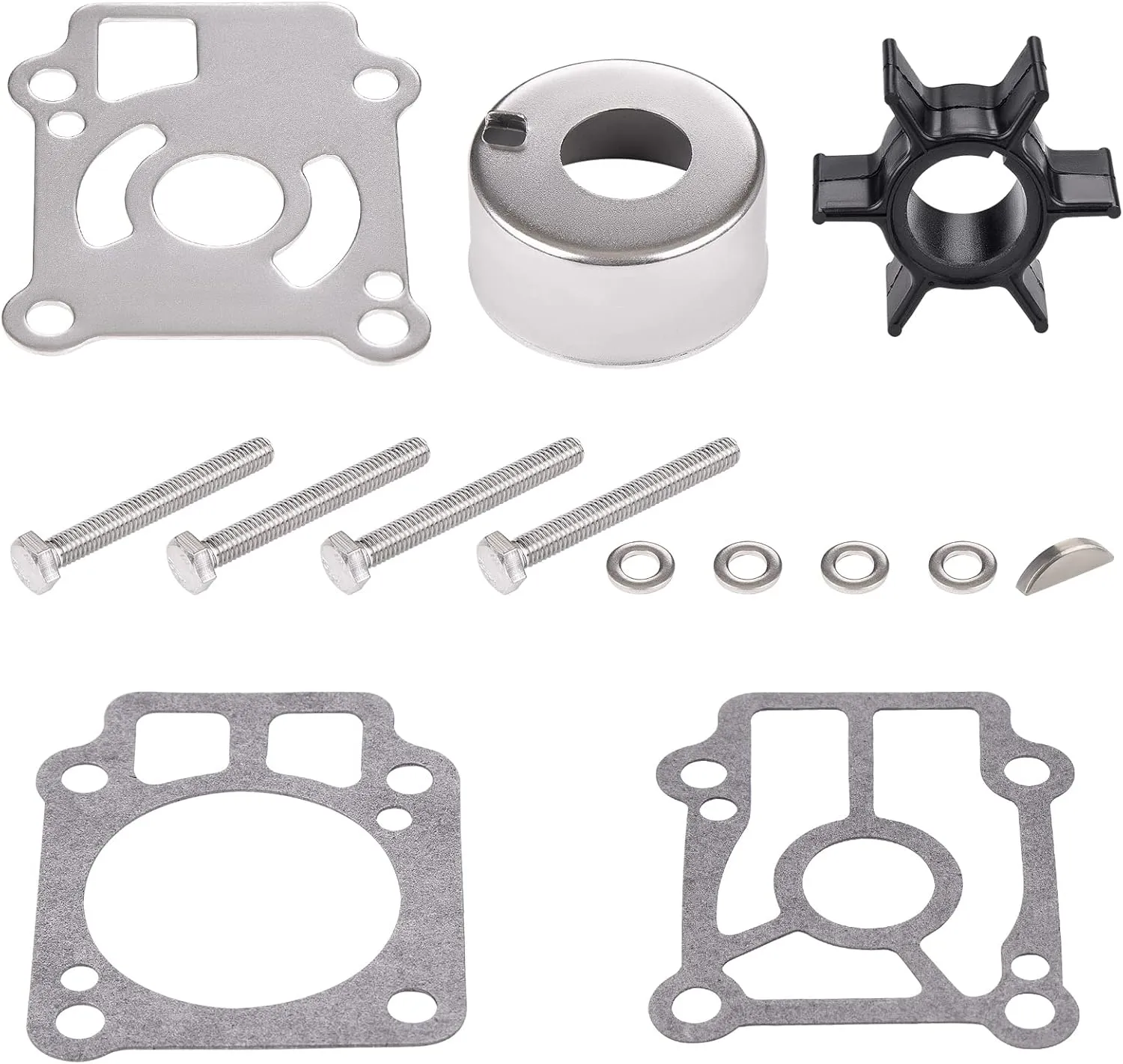 JDMON Water Pump Repair Kit Replacement for Nissan Tohatsu 25 30 35 40 HP Replaces 361873220 361873220M 361-87322-0 361-87322-0M