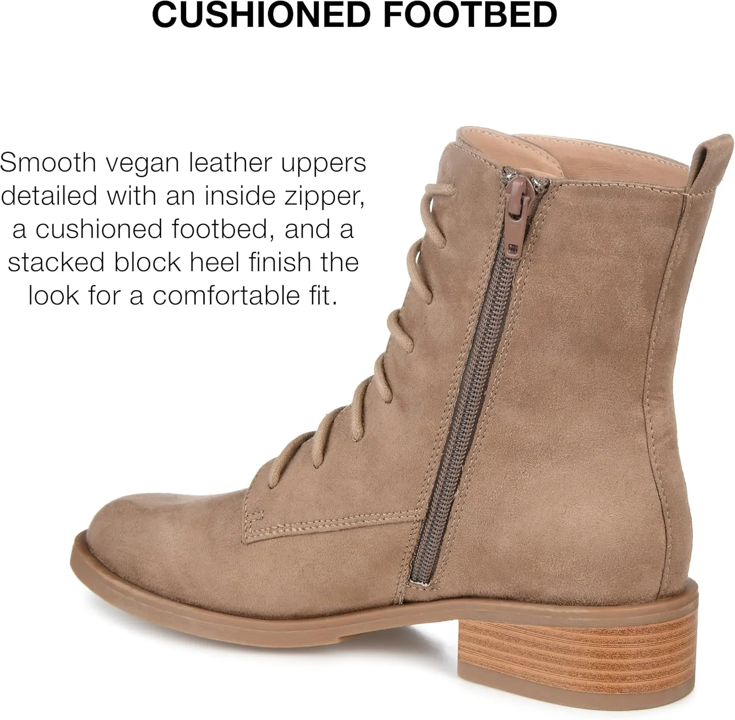 Journee Collection Women's Vienna Combat Boot