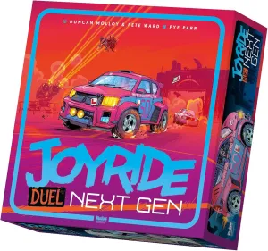Joyride: Next Gen - Car Combat Board Game, Standalone Head to Head, Battle On Racetracks, Double-Sided Map, Ages 12 , 2 Player