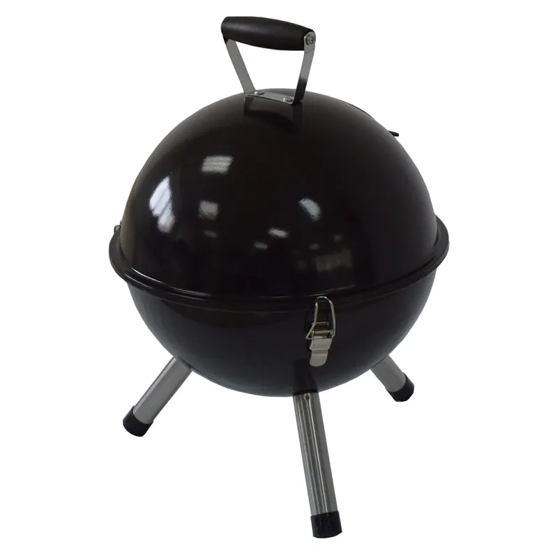 Jumbuck Black Portable Charcoal Grill BBQ/ Ideal for Outdoor Cooking & Camping