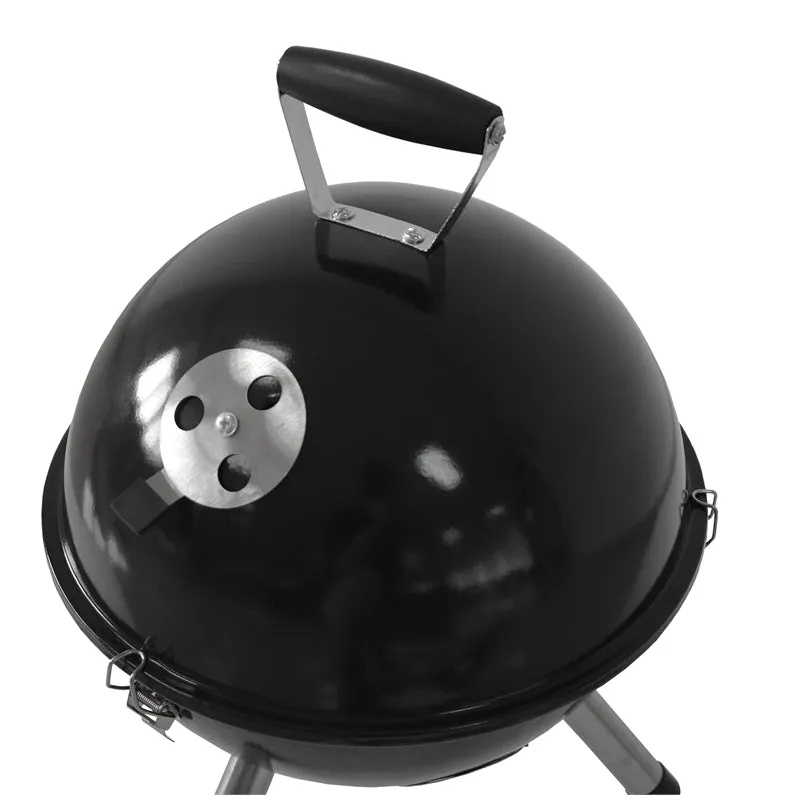 Jumbuck Black Portable Charcoal Grill BBQ/ Ideal for Outdoor Cooking & Camping