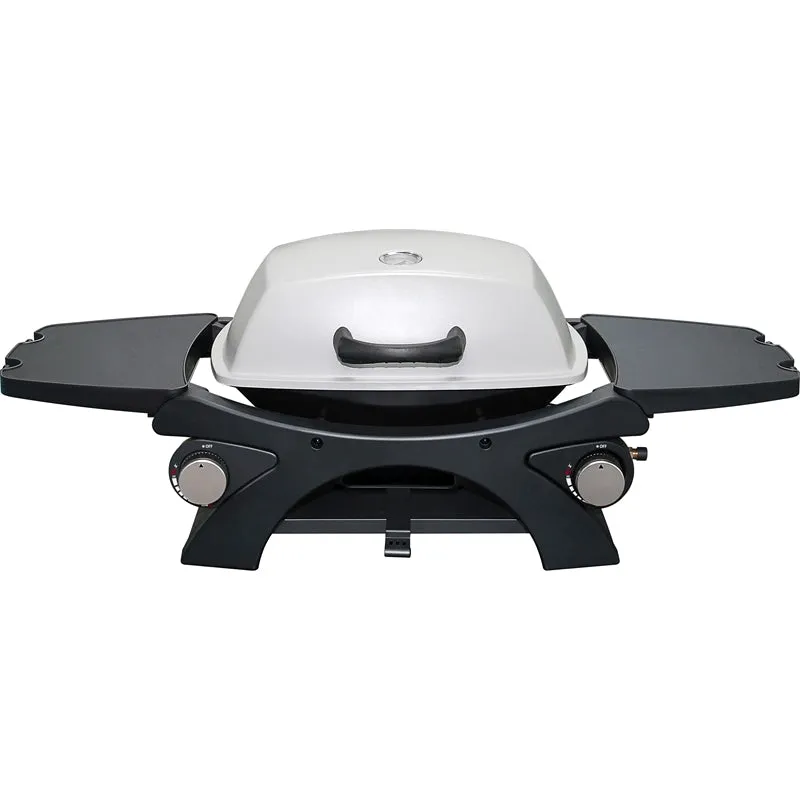 Jumbuck Double Burner Portable BBQ-Black Solid Steel