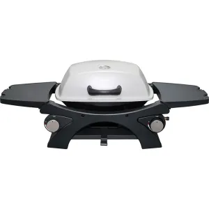 Jumbuck Double Burner Portable BBQ-Black Solid Steel