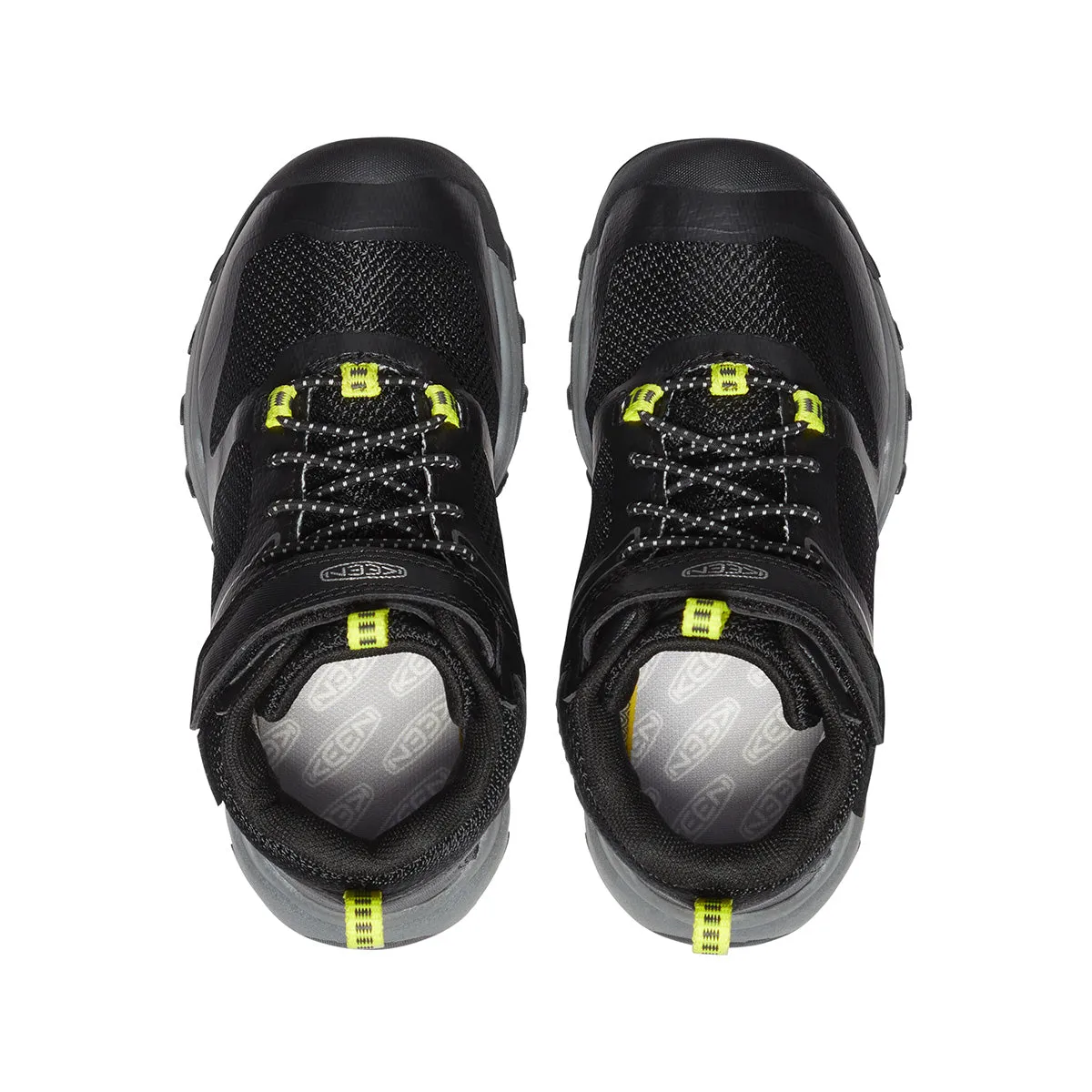KEEN 1028018 Little Kids' Wanduro Mid WP Sizes 8-13 Black